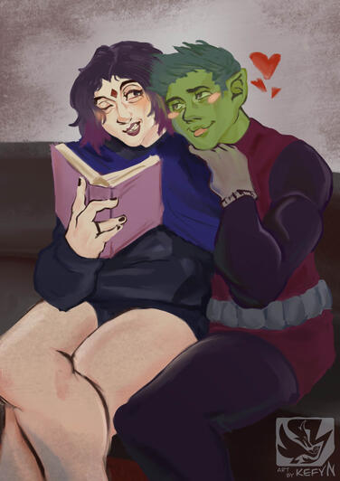 Raven And BeastBoy
